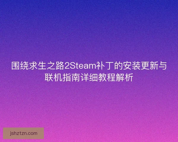 围绕求生之路2Steam补丁的安装更新与联机指南详细教程解析